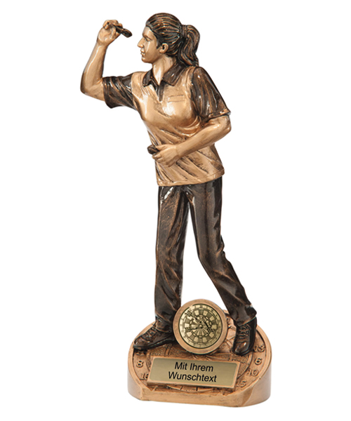 Perfekte Dartspielertrophäe für Dartwettbewerbe und -begeisterte